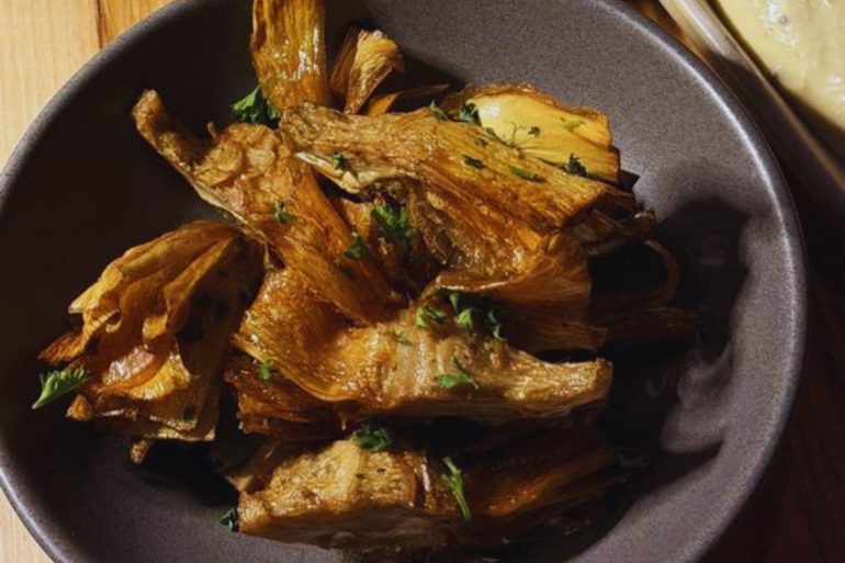 Scout's Restaurant - House Sourdough & Fried Artichoke
