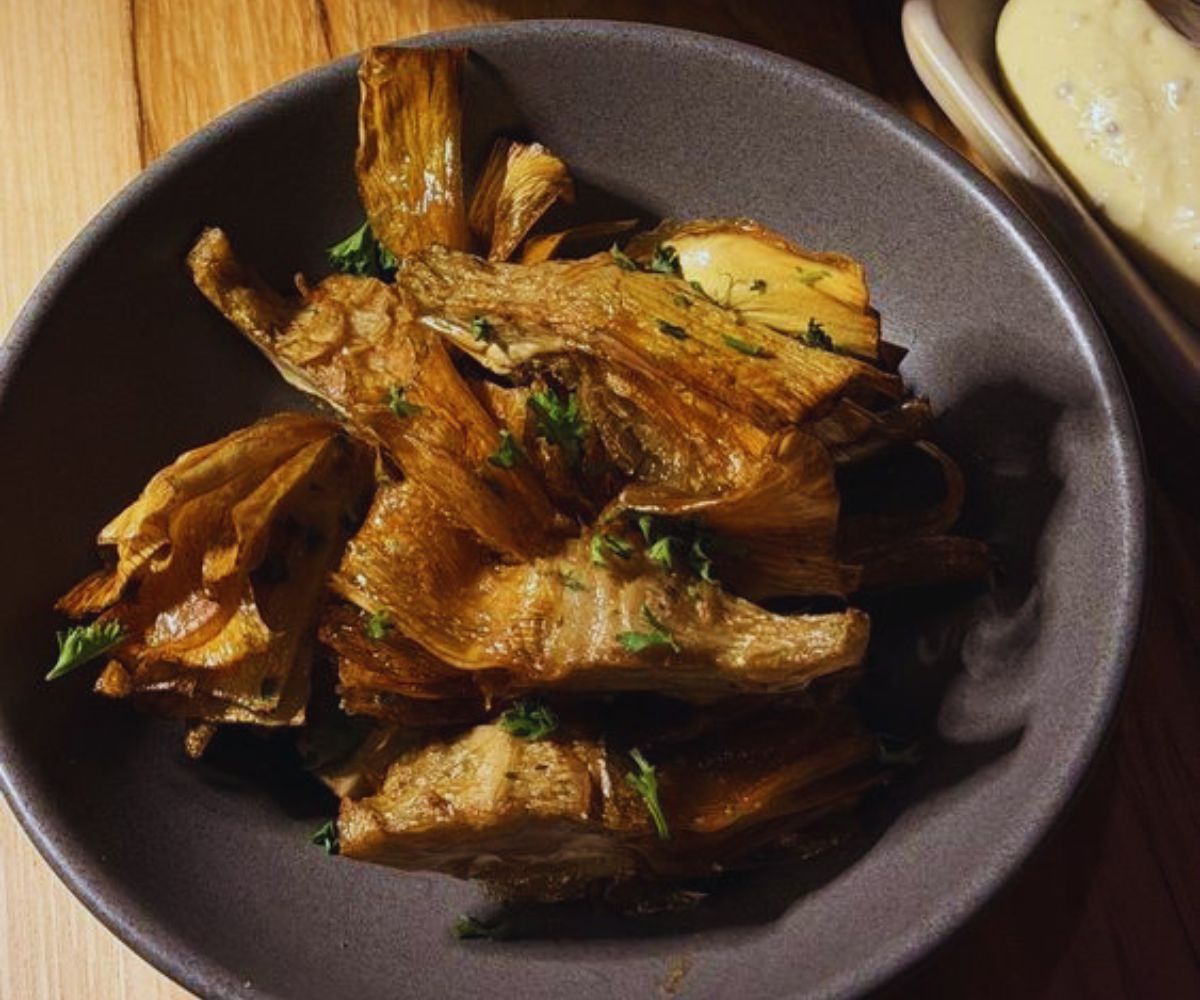 Scout's Restaurant - House Sourdough & Fried Artichoke