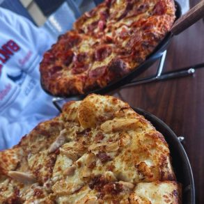 Surefire Pizza - Chicken Bacon and Pepperoni Pizzas