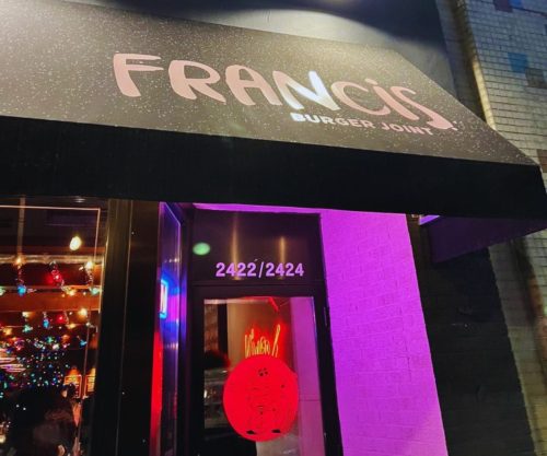 Francis Burger Joint Store Entrance