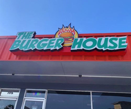 The Burger House - Store Sign