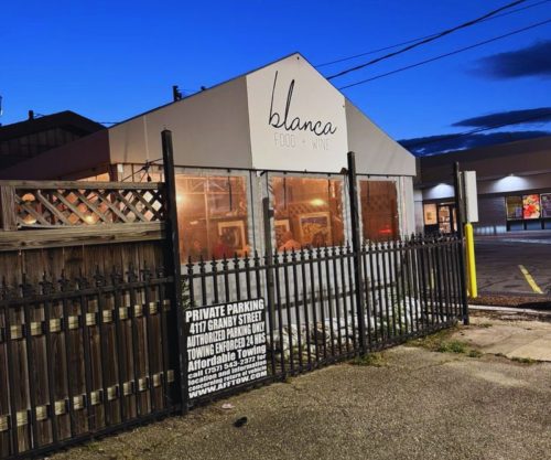 Blanca Food + Wine - Storefront