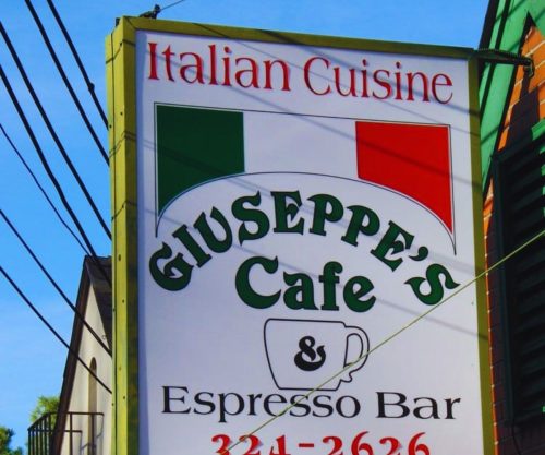 Giuseppe's Cafe - Store Sign