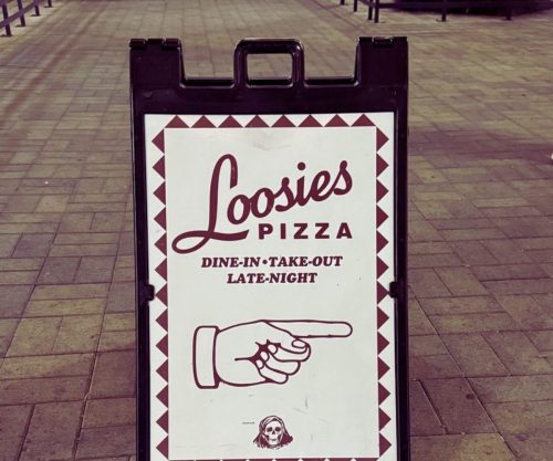 Loosies Pizza - Store Sign