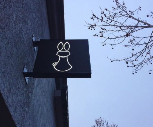The Black Rabbit - Store Sign