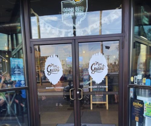 Nine Giant Brewing - Front Doors and Entrance