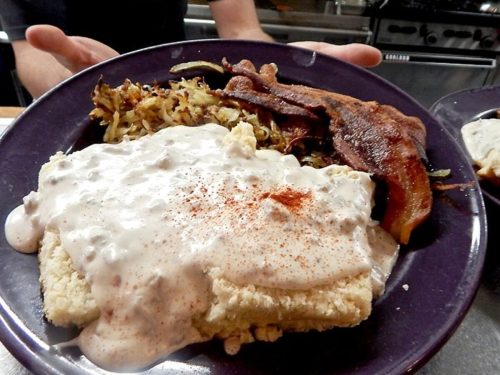 Food at Horseshoe Cafe located in Bellingham WA