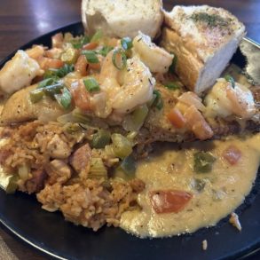 Food at Mouton's Bistro & Bar located in Cedar Park, TX