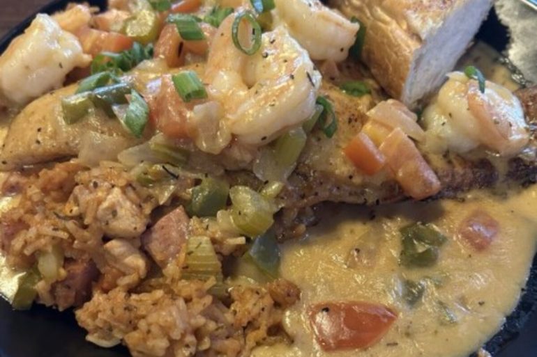 Food at Mouton's Bistro & Bar located in Cedar Park, TX
