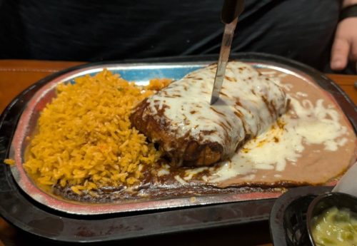 Food at Sí Senor located in Las Cruces, NM