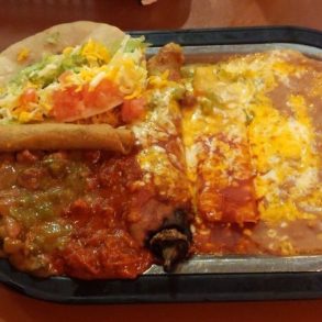 Food at Sí Senor located in Las Cruces, NM