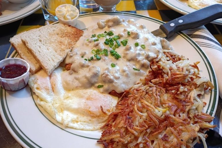 Food at George's Corner located in St. George, UT