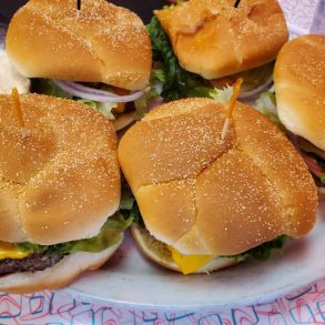 Food at Kroll's Diner located in Fargo, ND