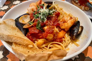 Food at Mama's Pizzeria located in McAllen TX