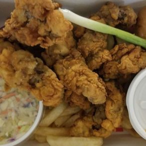 Food at Mac's Steak in the Rough located in Albuquerque NM