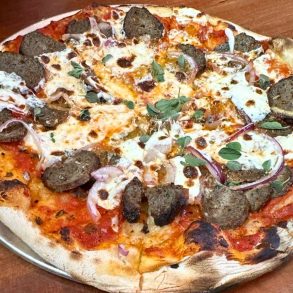 Meatbawls at Hand Fire Pizza in Jackson, WY