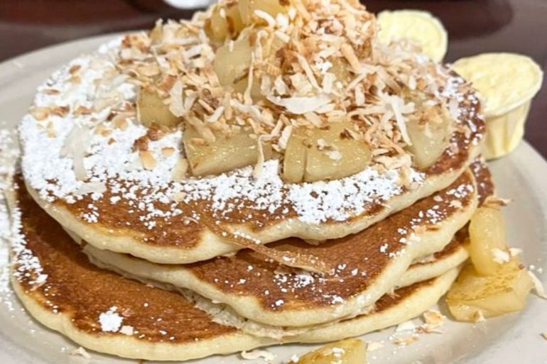 Tropical Pancakes at Family House of Pancakes in Chula Vista, California