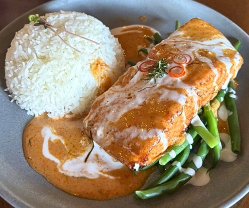Choo Chee Salmon at House 1830 in Rogers, AR
