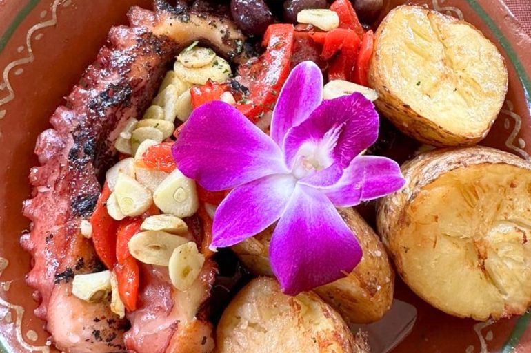 Grilled Octopus at Fernando's Dockside Grille in Port St. Lucie, FL