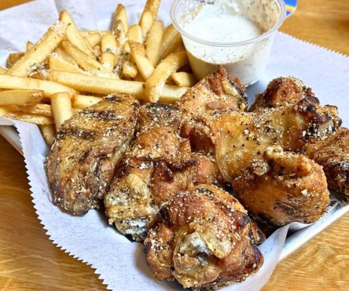 Lemon Pepper Wings at Camino in West Allis, WI