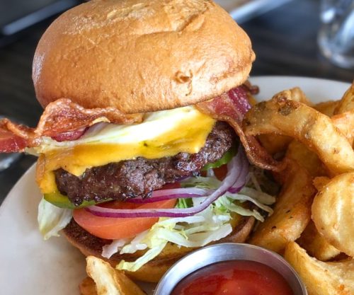Cliff Burger at Cliff Dining Pub in Draper, Utah