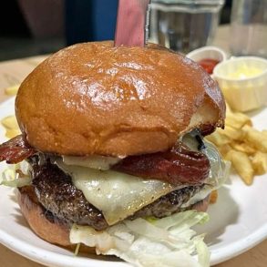 Fancy Burger at Butterjoint in Pittsburgh, Pennsylvania