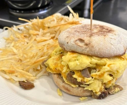 Supreme Sandwich at Sweet Orange Pancake House & Café in Schaumburg, Illinois