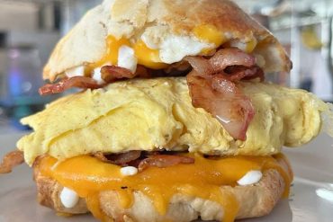 Breakfast Sandwich at Debbie on the Levee in Kenner, Louisiana