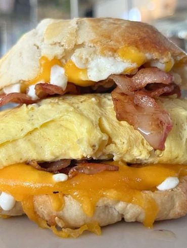 Breakfast Sandwich at Debbie on the Levee in Kenner, Louisiana