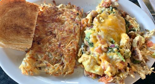 Consuelo's Scramble at Sweet Betty's in Gresham, Oregon