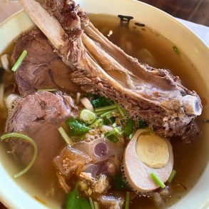 Cow Wow Noodle Soup at Fooki in Aiea, Hawaii