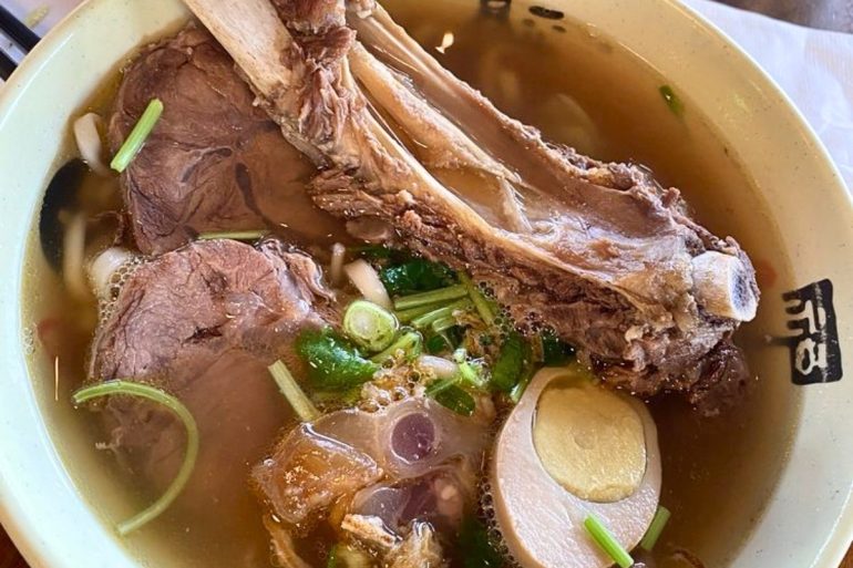 Cow Wow Noodle Soup at Fooki in Aiea, Hawaii