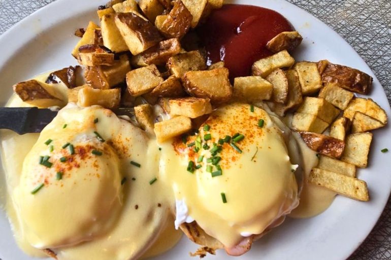 Eggs Benedict at Sweet Betty's in Gresham, OR