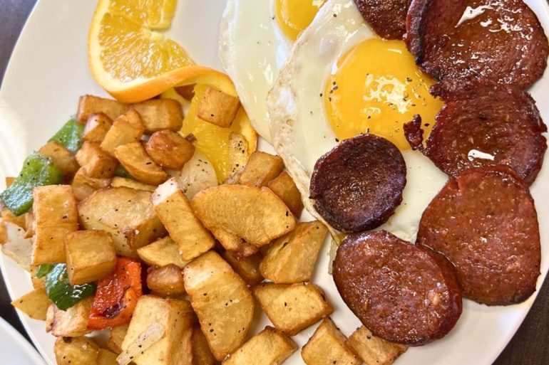 Turkish Breakfast Platter at Cafe Talya in Bayonne, New Jersey