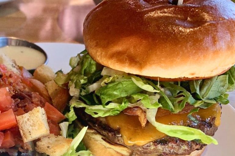 East End Burger at East End Grill in Lafayette, IN
