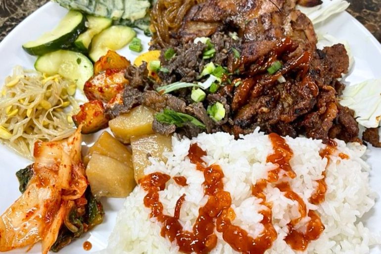 Mixed Plate at Hawaiian BBQ & Korean Restaurant in Midwest City, Oklahoma