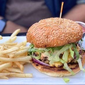 Dan River Burger at Cotton at Riverside Mill in Danville, VA