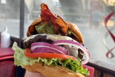 Guacamole Bacon Cheeseburger at Burgers By The Bridge in Lake Havasu City, Arizona
