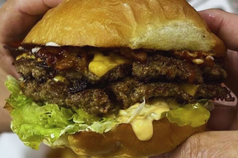 crazy burger at joy love burgers in katy texas