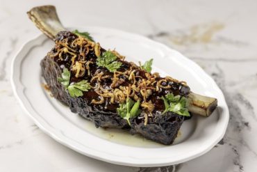 beef rib at ospi in Dallas Texas