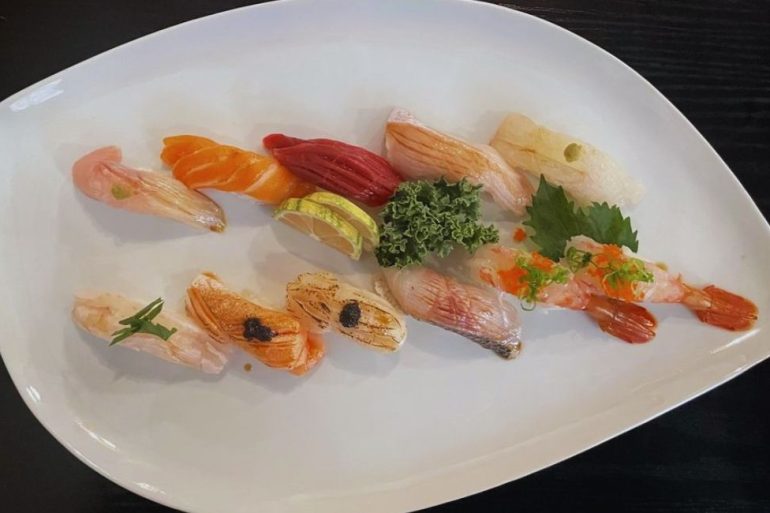 sushi at ozen sushi in simi valley, CA