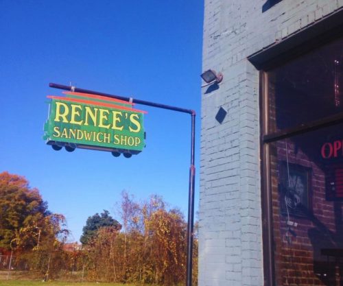 Renee's Sandwich Shop - Store Sign
