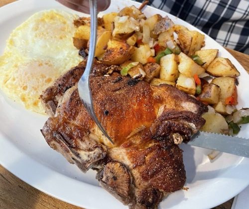 Food at Jus' Jo's located in Clovis CA