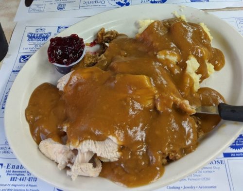 Food at Blue Benn Diner located in Bennington VT