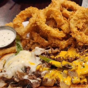Food at George’s Restaurant Bar & Catering located in Waco, TX