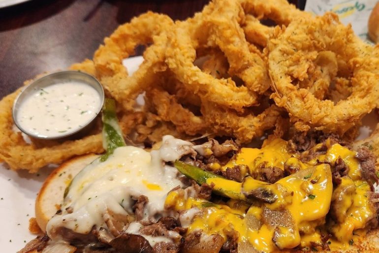 Food at George’s Restaurant Bar & Catering located in Waco, TX