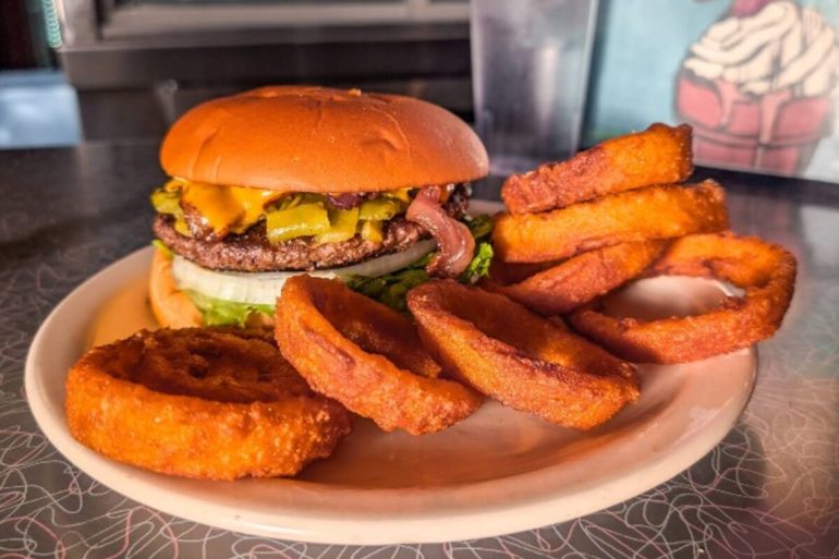 Food at 66 Diner located in Albuquerque, NM