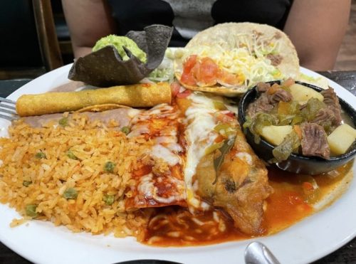 Food at L & J Cafe located in El Paso, TX