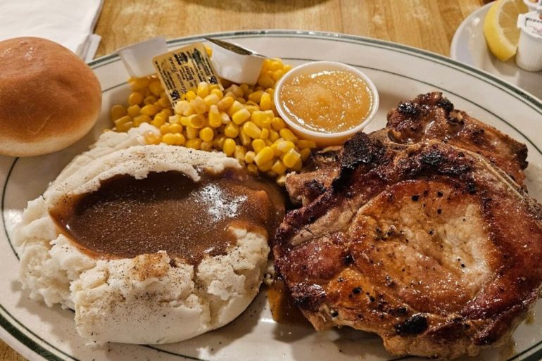 Food at Donna's Restaurant located in Juneau, AK