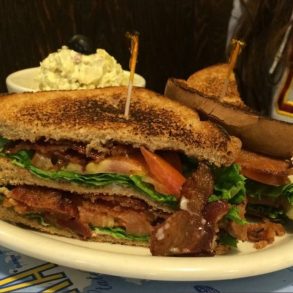 Food at Gwennies Old Alaska Restaurant located in Anchorage, AK
